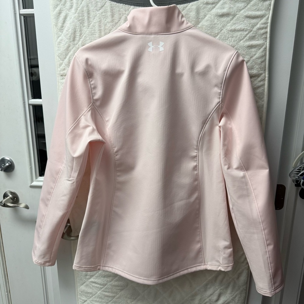 Under Armour Light Pink Full-Zip Jacket - Picture 2 of 5